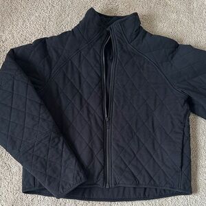Lululemon Athletica Black Quilted Jacket